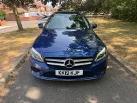Used Mercedes C200 Premium Plus 181 HP (133 kW) 2019 Blue Sedan