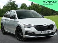 Used Skoda Scala Monte Carlo 148 HP (108 kW) 2021 Silver Hatchback
