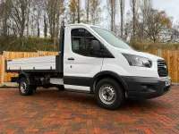 Used Ford Transit 130 HP (95 kW) 2017 White Cabriolet