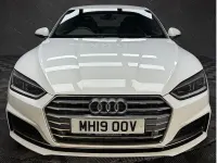 Used Audi A5 S-Line 150 HP (110 kW) 2019 White Coupe