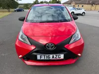 Used Toyota Aygo 69 HP (50 kW) 2016 Red Hatchback