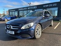 Used Mercedes C200 Premium 2017 Blue Estate
