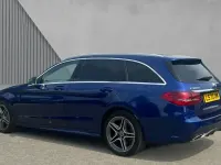 Used Mercedes C300e AMG line 320 HP (235 kW) 2020 Brilliant blue metallic