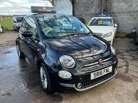 Used Fiat 500 Lounge 69 HP (50 kW) 2016 Black Hatchback