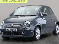 Usado Fiat 500 Lounge 70 HP (51 kW) 2020 Cinzento Citadino