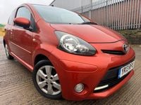 Used Toyota Aygo 67 HP (49 kW) 2013 Orange Hatchback