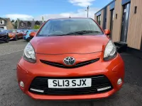 Used Toyota Aygo 68 HP (50 kW) 2013 Orange Hatchback