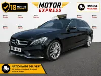 Used Mercedes C300 AMG line 2016 Black Estate
