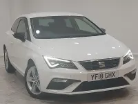 Used Seat Leon FR 150 HP (110 kW) 2018 White Hatchback