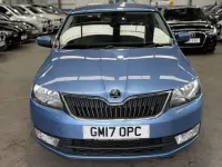 Used Skoda Rapid SE L 110 HP (80 kW) 2017 Blue Hatchback