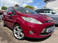 Used Ford Fiesta Titanium 2008 Red Hatchback