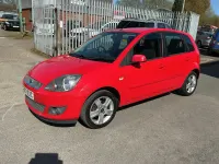 Used Ford Fiesta Zetec 2007 Red Hatchback