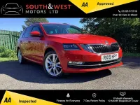 Used Skoda Octavia SE L 115 HP (84 kW) 2019 Red Estate