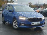 Used Skoda Fabia Comfort 95 HP (69 kW) 2022 Blue Hatchback