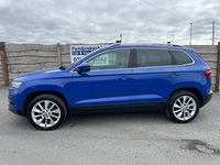 Used Skoda Karoq SE L 115 HP (84 kW) 2018 Blue SUV