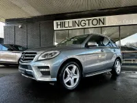 Used Mercedes ML250 AMG line 204 HP (150 kW) 2015 Silver SUV