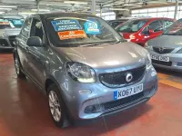 Used Smart ForFour Passion 71 HP (52 kW) 2018 Black Hatchback