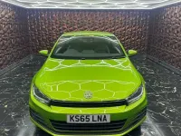 Begagnad VW Scirocco R-line 184 HK (135 kW) 2016 Grön Sportkupé