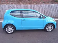 Used VW up! S 75 HP (55 kW) 2019 Teal blue Hatchback