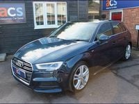 Used Audi A3 S-Line 190 HP (139 kW) 2016 Blue Hatchback