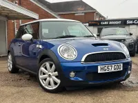 Begagnad Mini Cooper S Hatch 2007 Blå Halvkombi