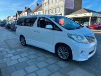 Begagnad Toyota Alphard Luxury 2025 Vit Minibuss