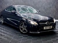 Used Mercedes C220 AMG line 170 HP (125 kW) 2017 Black Coupe