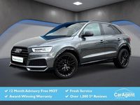 Used Audi Q3 Black Edition 150 HP (110 kW) 2018 Grey SUV