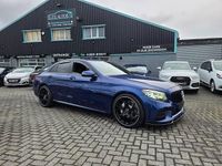 Used Mercedes C220 AMG Line Premium 194 HP (142 kW) 2019 Blue Sedan
