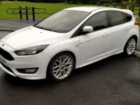 Used Ford Focus ST-Line 120 HP (88 kW) 2017 White Hatchback