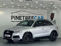 Begagnad Audi Q3 Black Edition 150 HK (110 kW) 2018 Silver SUV
