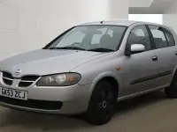 Used Nissan Almera SE 114 HP (83 kW) 2003 Silver Hatchback