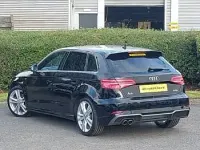 Used Audi A3 S-Line 190 HP (139 kW) 2016 Black Hatchback