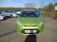 Used Ford Fiesta Zetec 2008 Green Hatchback
