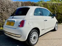 Used Fiat 500 Lounge 69 HP (50 kW) 2011 White Hatchback