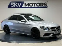 Begagnad Mercedes C63 AMG Premium 2016 Silver Sedan