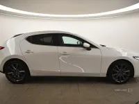 Used Mazda 3 Exclusive-Line 140 HP (102 kW) 2025 White Hatchback