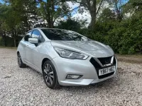 Używany Nissan Micra Acenta 71 KM (52 kW) 2017 Srebrny Hatchback