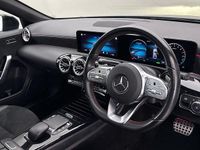 Used Mercedes A250 AMG line 218 HP (160 kW) 2022 Denim blue Sedan