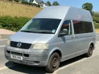 Used VW T5 130 HP (95 kW) 2006 Silver Van