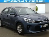 Used Kia Rio 100 HP (73 kW) 2019 Blue Hatchback