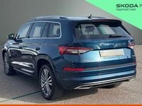 Used Skoda Kodiaq LAURIN & KLEMENT 140 HP (102 kW) 2022 Petrol blue metallic SUV