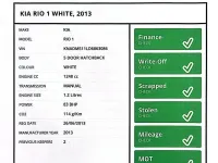 Used Kia Rio 84 HP (61 kW) 2013 White Hatchback