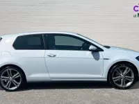 Used VW Golf VII R-line 150 HP (110 kW) 2017 White silver metallic