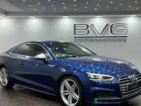 Used Audi A5 S-Line 190 HP (139 kW) 2017 Blue Coupe