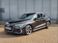 Begagnad Audi A3 S-Line 190 HK (139 kW) 2023 Svart Sedan