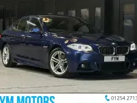 Used BMW 520 M Sport 190 HP (139 kW) 2015 Blue Sedan