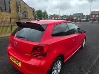 Used VW Polo Match 75 HP (55 kW) 2016 Red Hatchback