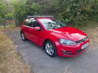 Used VW Golf VII Match 105 HP (77 kW) 2014 Red Hatchback