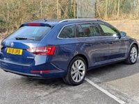 Used Skoda Superb SE L Executive 150 HP (110 kW) 2018 Blue Estate